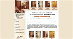 Desktop Screenshot of interiorwoodendoors.com